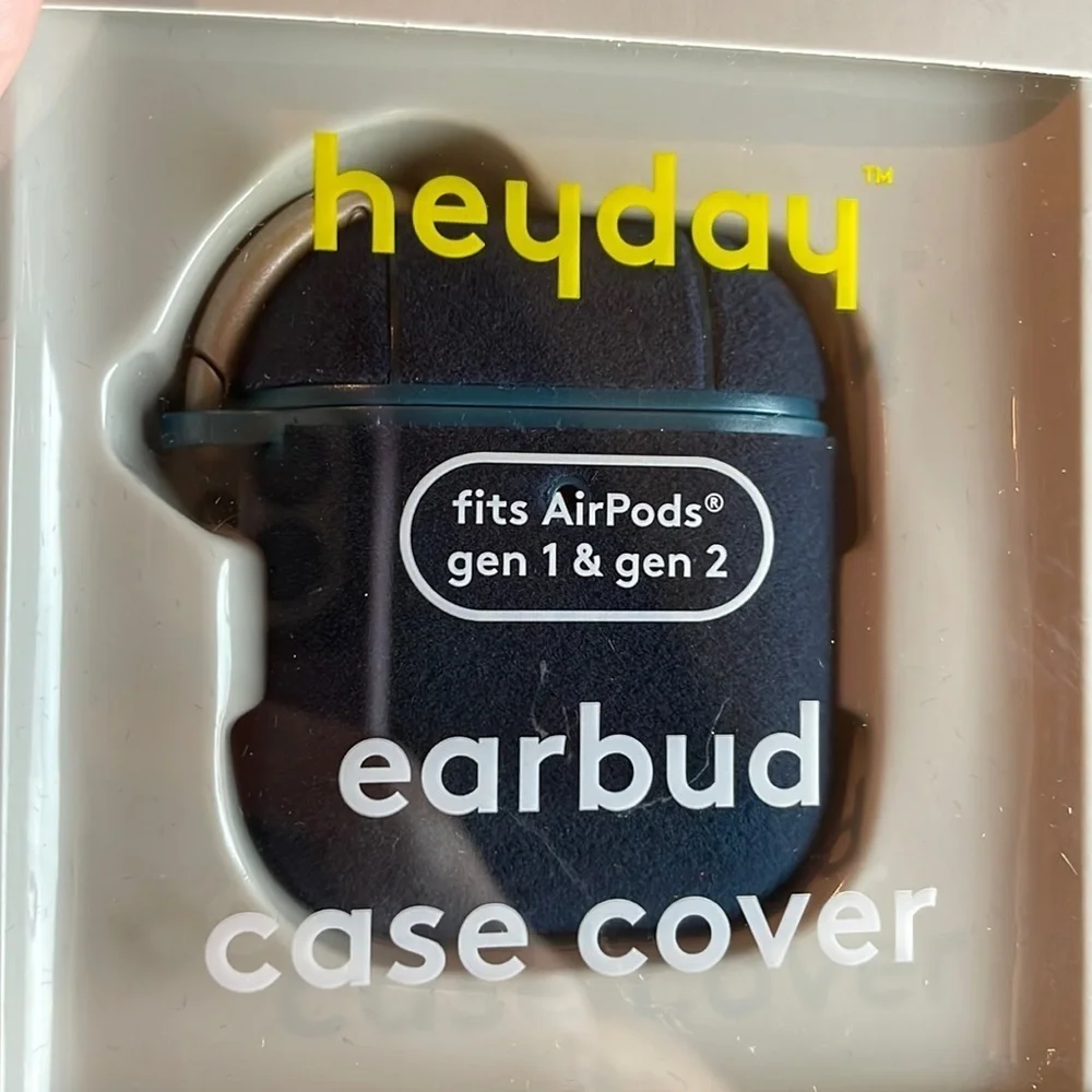 NWT Heyday Airpod Gen 1 and 2 Earbud Case Cover Soft to Touch Aqua Green